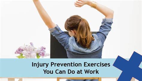 11 Injury Prevention Exercises You Can Do At Work