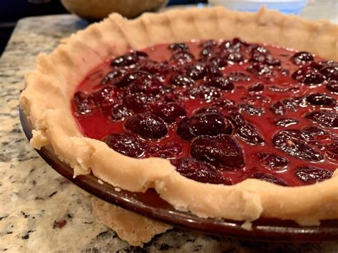 Bing Cherry Pie With Streusel Topping | finding time for cooking