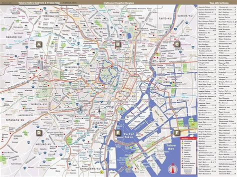 TOKYO POCKET GUIDE: Tokyo Tourist Map In English With The, 42% OFF