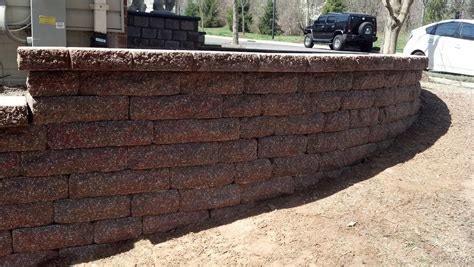 Life Time Pavers: Quarry Stone Retaining Wall in Crofton, Maryland