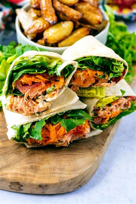 Salmon Wrap - Hungry Healthy Happy