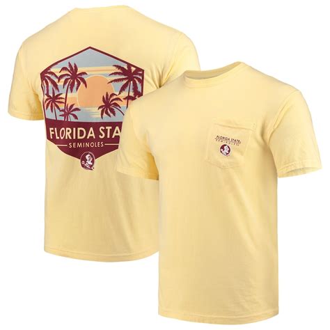 Men's Yellow Florida State Seminoles Landscape Shield Comfort Colors ...