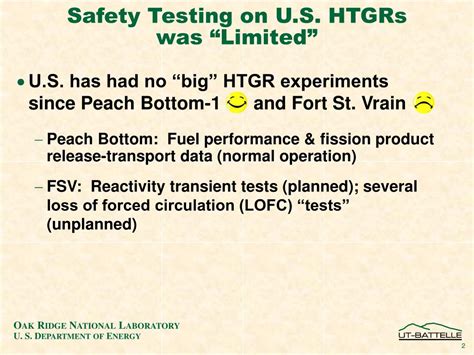 PPT - HTGR Safety Analysis and Tests in the U.S. PowerPoint ...