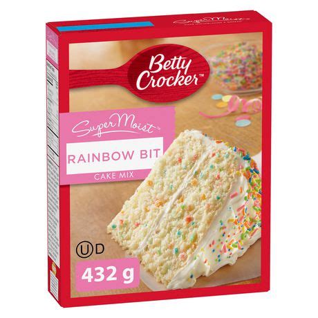 Betty Crocker SuperMoist Rainbow Bit Cake Mix | Walmart Canada