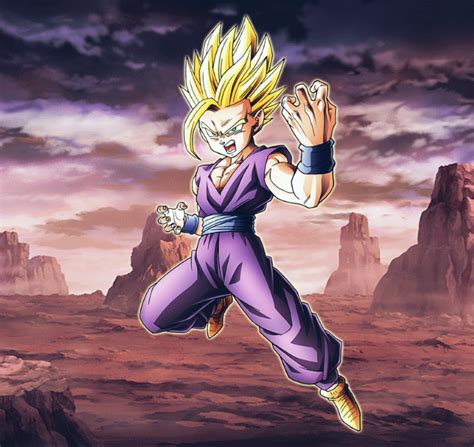 Gohan Super Saiyan 2 (youth) Wallpaper by Nakaso on DeviantArt