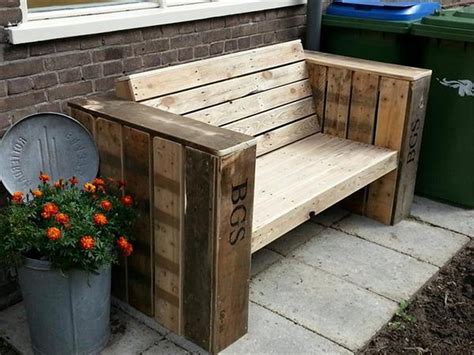 Wooden Pallet Garden Bench Plans – Pallet Wood Projects