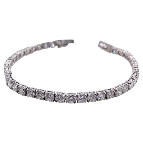 Diamond Platinum Tennis Bracelet For Sale at 1stDibs | diamond platinum bracelets, platinum ...