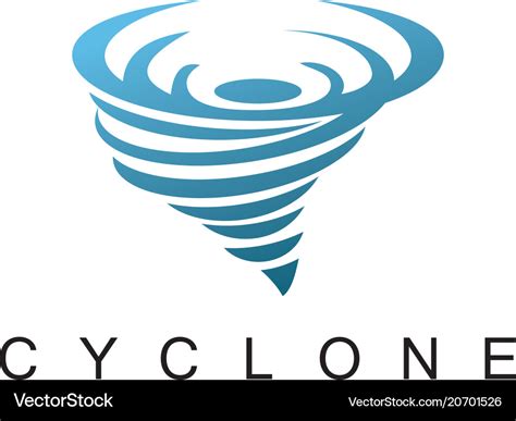 Cyclone logo Royalty Free Vector Image - VectorStock