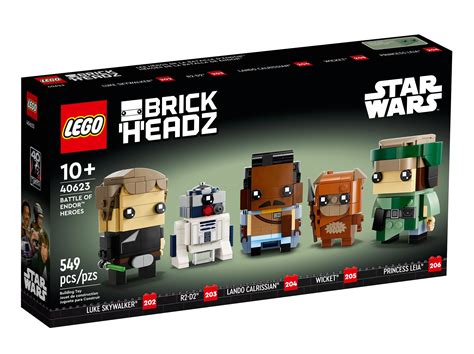 LEGO 40623 Battle of Endor Heroes Brickheadz revealed! - Jay's Brick Blog