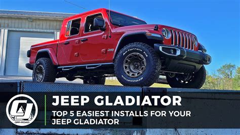 Top 5 Easiest Jeep Gladiator Mods - YouTube