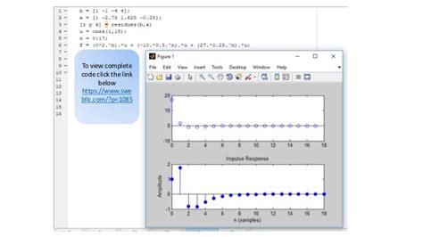 Z-transform and inverse Z-transform examples in matlab with codes & o…