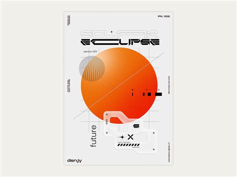 SOLAR ECLIPSE POSTER 2 2021 by designjayy on Dribbble