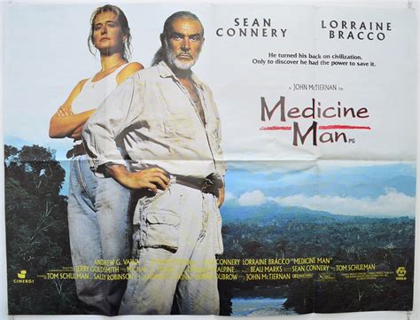 MEDICINE MAN (1992) Original Quad Movie Poster - Sean Connery, Lorraine ...