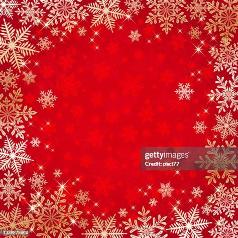 Red Wallpaper With Snowflakes Photos and Premium High Res Pictures ...