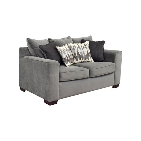 44% OFF - Bob's Discount Furniture Bob's Furniture Grey Loveseat / Sofas