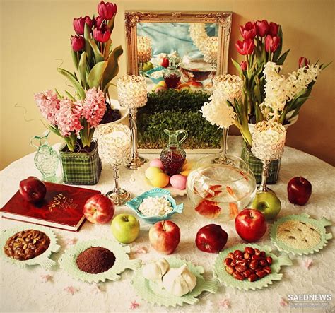 Sofreh Haft Sin: Symbolic Table for Nowruz and Beauties of New Year in Iran | saednews