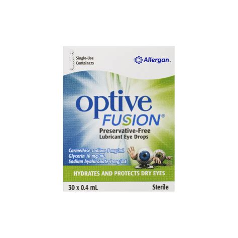 Buy Optive Fusion Eye Drops 30 x 0.4mL online at Cincotta