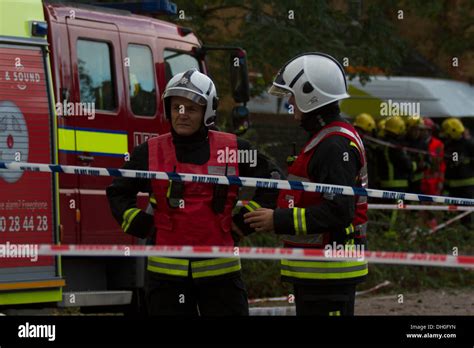 Hounslow London, UK. 28th October 2013. London Fire Brigade and Urban ...