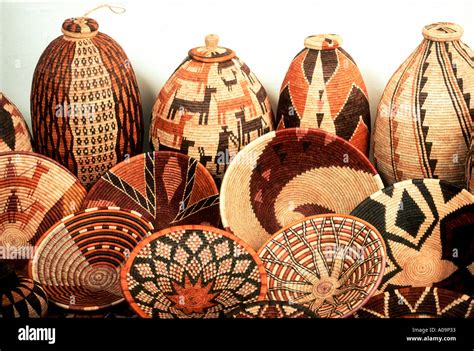 Collection of Botswana Baskets Stock Photo: 3240498 - Alamy