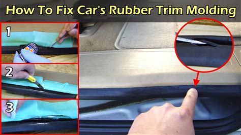 Car Window Trim Molding Repair