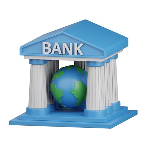 3d rendering world bank isolated useful for banking, currency, finance ...