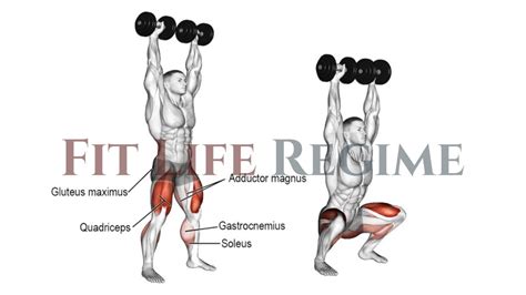 Dumbbell Overhead Squat: How To Do and Muscles Worked