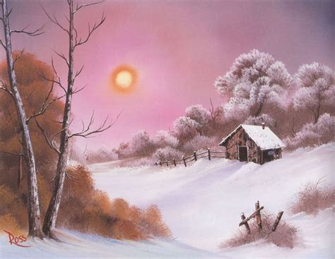 1000+ images about ARTIST BOB ROSS on Pinterest | Bobs, Winter cabin ...