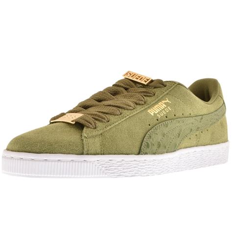 PUMA Suede Classic Bboy Trainers Green for Men - Lyst