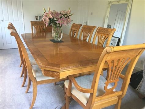 Quality solid wood dining table and chairs set | in Broadstone, Dorset | Gumtree