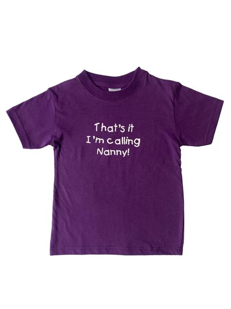 Funny Boys Girls Cool Slogan T-shirt Thats It I'M Calling Grandad Grandma Kids | eBay
