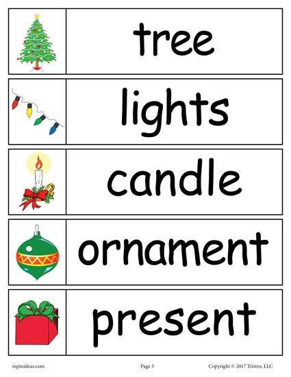 40 Christmas Word Wall Words | Christmas words, Christmas kindergarten, Word wall