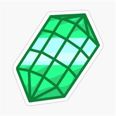 "emerald splash" Sticker for Sale by w-arlok | Redbubble