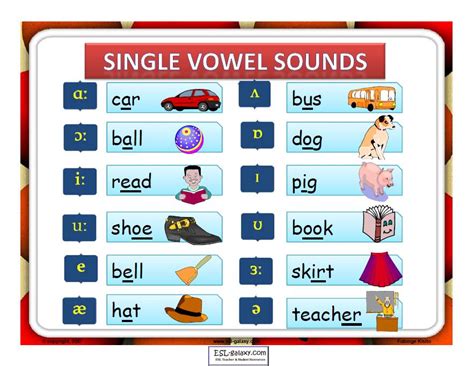 English Edublog: Single and double vowel sounds