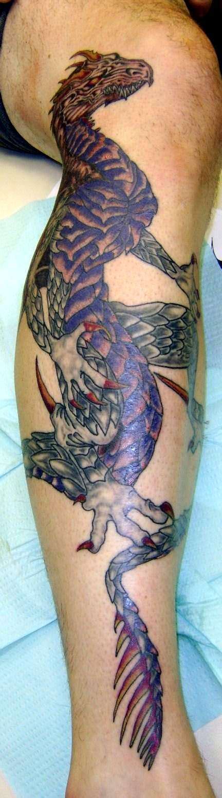 Purple Dragon tattoo