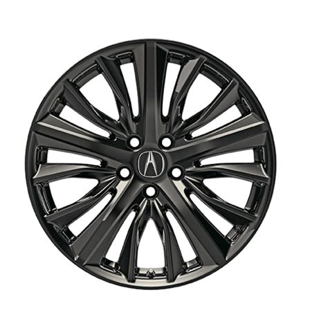 08W19-TZ3-200B | Acura 19" Alloy Wheel - Diamond Cut Black (TLX) - Bernardi Parts Acura