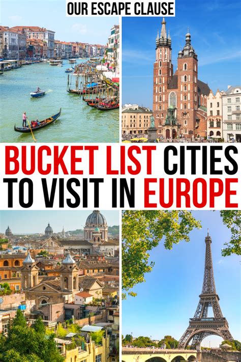 35 Best Cities to Visit in Europe (Bucket List for City Lovers!)