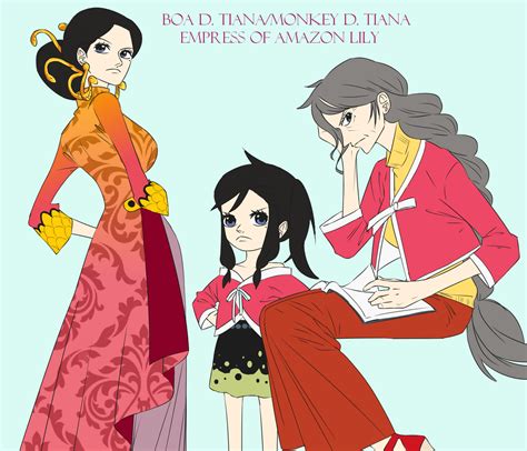 Unused Design: Boa X Luffy's Daughter, Tiana, Read Comment For Story ...