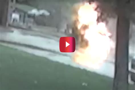 SUV Bursts Into Flames After Propane Tank Explodes - alt_driver