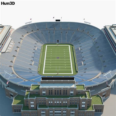 Notre Dame Stadium 3D model - Architecture on Hum3D