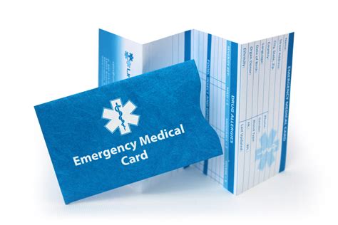 Emergency Medical Card – Universal Medical Data