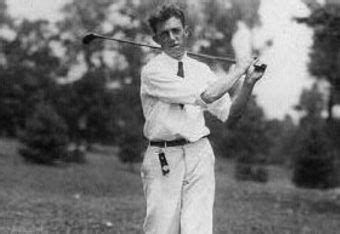 Francis Ouimet, US Open Champion 1913 golf, at age of 20. Defeated Harry Vardon in playoff ...