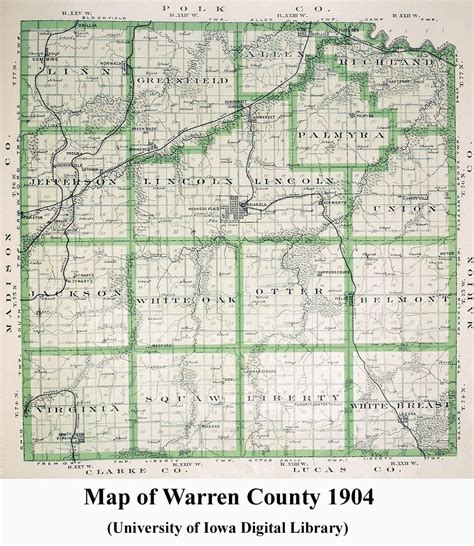 List of Maps for Warren County