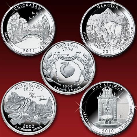 The Complete Collection of Silver Proof State Quarters