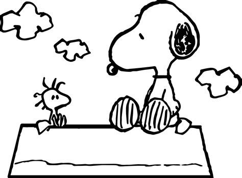 Snoopy And Woodstock Coloring Pages at GetColorings.com | Free printable colorings pages to ...