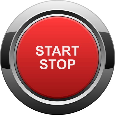 Start and stop engine button clipart design illustration 9383432 PNG