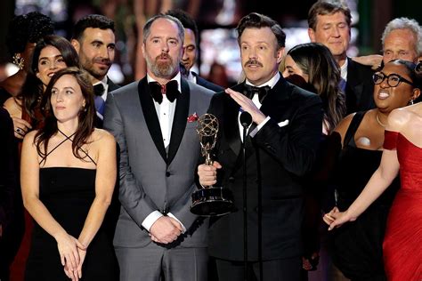 Pete Davidson Hands Jason Sudeikis Emmy for Ted Lasso Win