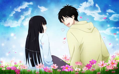 Kimi Ni Todoke, Kazehaya Shouta, Kuronuma Sawako, Flowers, Anime, Anime Boys, Anime Girls, Love ...