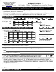 Histotechnician Form 3 - Fill Out, Sign Online and Download Fillable PDF, New York | Templateroller