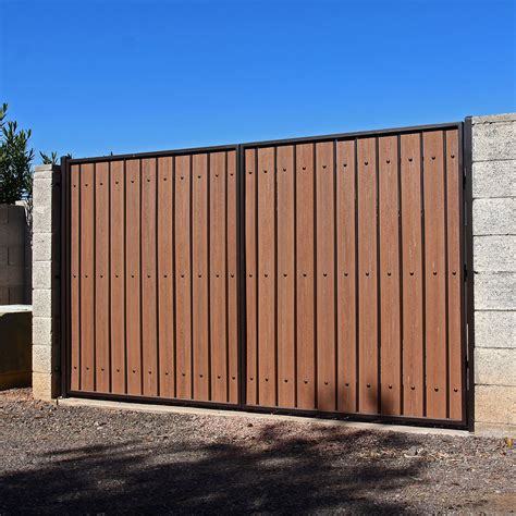 Composite Wood | First Impression Security Doors | Gate design, Wood gate, Fence gate design