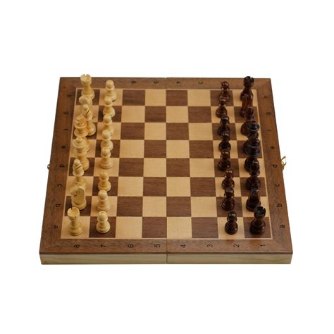 Wooden Chess Box Inlaid Magnetic Pieces Chess Box - Buy Wooden Chess ...